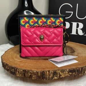 Kurt Geiger Pink Kensington Card Charm